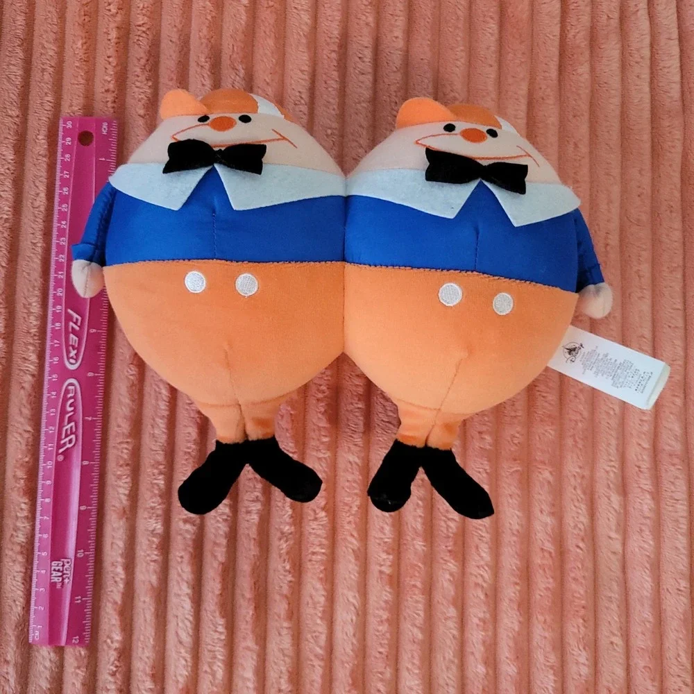 Disney Store Mary Blair Alice in‎ Wonderland Tweedle Dee and Tweedle Dum Plush